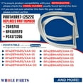 thumbnail image 2 of Whole Parts Refrigerator Flex Zone Mid-Drawer Door Seal Gasket (Gray) Part# DA97-12522C - Replacement & Compatible with Some Samsung Refrigerators, 2 of 7