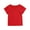 Red, variant on JoyHoop 1-6years Baby Girls Summer T-Shirt Cotton Flying Sleeves T-Shirt for Girls Summer Solid Tee Tops