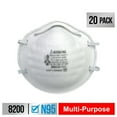thumbnail image 3 of 3M™ 8200 N95 Sanding and Fiberglass Respirator, White, 8200H20-DC, Pack of 20, 3 of 9