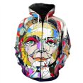 thumbnail image 3 of Sudadera con cremallera y estampado 3D de grafiti para hombre y niño, sudadera con estampado abstracto colorido, sudadera de manga larga a la moda, sudaderas con capucha para la calle, 3 of 5