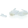 thumbnail image 2 of C2G Modular Plug for Round Solid/Stranded Cable - network connector - clear, 2 of 3