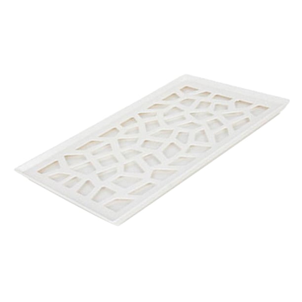 Vajilla de cocina de plástico moderno Bandeja de soporte Platos de de Estante de desagüe de almacenamiento Blanco perfecl Bandeja de almacenamiento Estante para platos