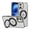 Gray, variant on Decase Shockproof Clear Case with 360° Ring Stand Magnetic for iPhone 16,Anti-Fingerprint,Military Drop Protection,Compatible with Mag-Safe,Soft Edge Translucent Slim Phone Case,Gray