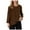 Brown, variant on TINZ Women's Casual Point Sleeve V Neck Slim Solid Color T Shirt Long Sleeve Top Womens Summer Shirts Loose Fit Women's Athletic Tops Dry Tech Shirts Women