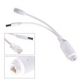 thumbnail image 2 of POE Adapter Cable, 100-130 Feet Transmission Distance POE Adapter Splitter, 0.9 X 2.2in Power Plug/Jack For Switch  Telephone Black,White, 2 of 8