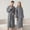 Gray, variant on uublik Mens Soft Robe Bathrobe for Men Lightweight Fleece Male Robe Long Bath Shower Spa Khaki