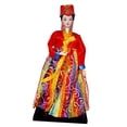 thumbnail image 4 of Muñeca Hanbok coreana, figura de kimono de Geisha, muñeca Vintage asiática antigua, artesanía tradicional para regalos, estante de mesa para coche Estilo 14, 4 of 8
