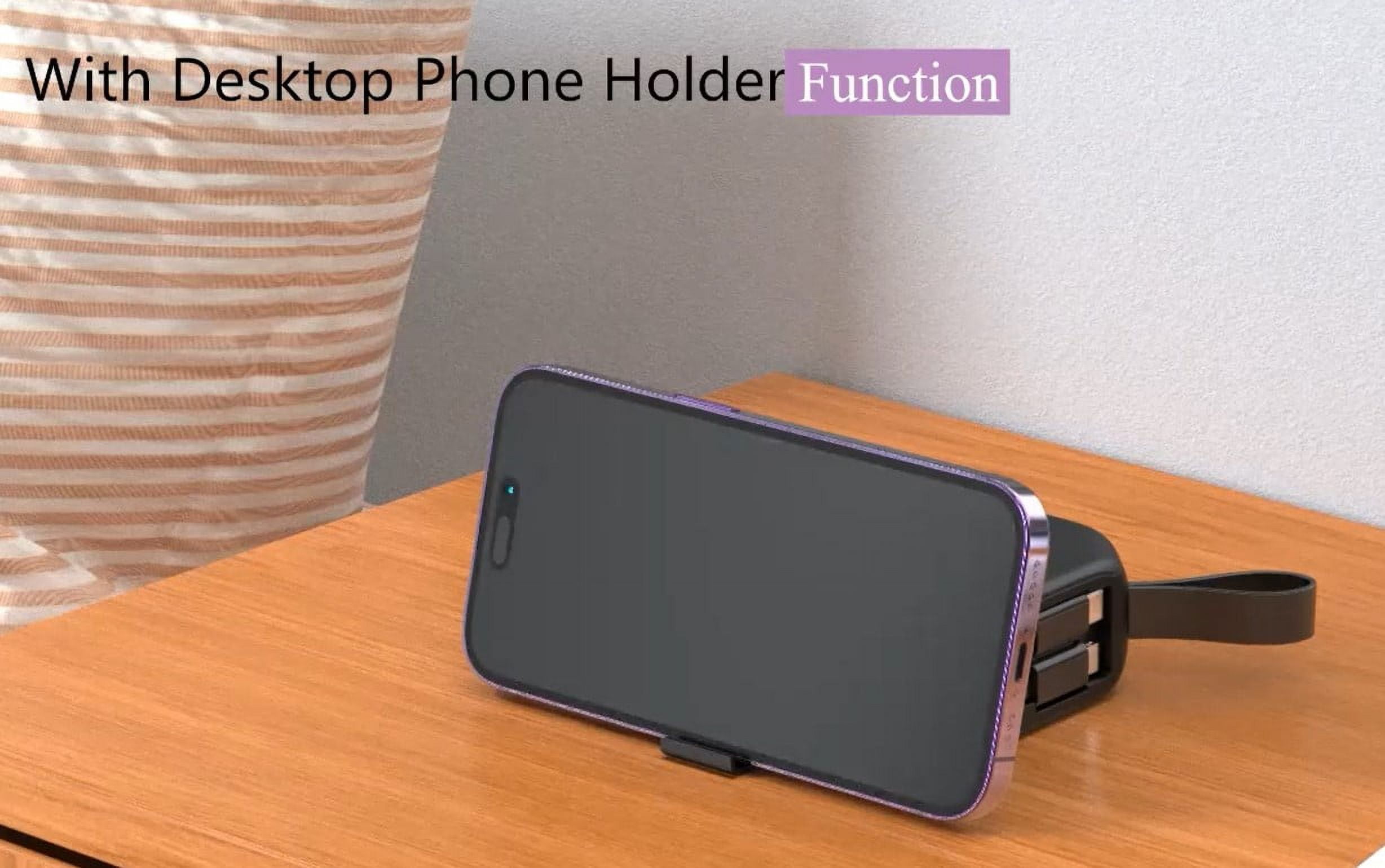 6 in 1 Super Charger Wireless Charging World Travel Charger and Adaptor 10000mah Power Bank - White