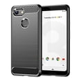 thumbnail image 1 of PANDACO Black Brushed Metal Case for Google Pixel 3, 1 of 2