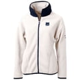 thumbnail image 2 of Women's Cutter & Buck Oatmeal New Hampshire Wildcats Cascade Eco Sherpa Fleece Full-Zip Jacket, 2 of 3