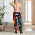 thumbnail image 5 of Vsdgher Rock Skull Singer Print Mens Pajama Pants Sleep & Lounge Pants, PJ Bottoms With elastic waistb and Pockets, 5 of 5