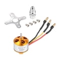 thumbnail image 3 of 4 Pcs 2212 2200KV Brushless Motor with Mounts 6T for DIY RC Aircraft Plane Multi-Copter Quadcopter Drone, 3 of 5