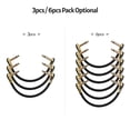 thumbnail image 3 of 6pcs Patch Cables for Effect Pedal 15cm Gold-lacqured Flat Head, 3 of 6