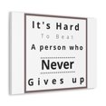 thumbnail image 2 of Inspirational Wall Art  Hard To Beat Person Motivation Wall Decor for Home Office Gym Inspiring Success Quote Print Ready to Hang Unframed, 2 of 17