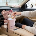 thumbnail image 2 of Car Trash Can with Tissue Holder, Bear-Shaped Tissue Box for Vehicle, Auto Interior Organizer for Truck, Car, SUV, 2 of 5