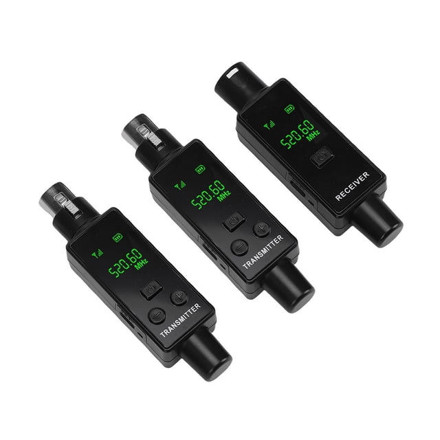 Receptor Y Transmisor De Micrófono Inalámbrico 2.4G, De Micrófono XLR Inalámbrico De 24 Bits Y 48 KHz, Plug And Play Para Micrófonos, Mezcladores De Audio, Sistemas PA Y