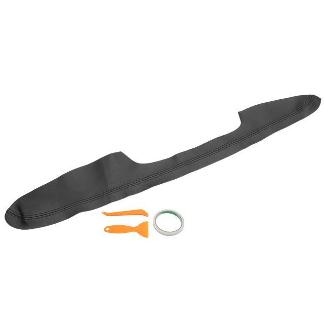Cubierta del reposabrazos del panel de la puerta delantera izquierda del automóvil Embellecedores de la puerta interior para BMW E90 2005-2011 Negro