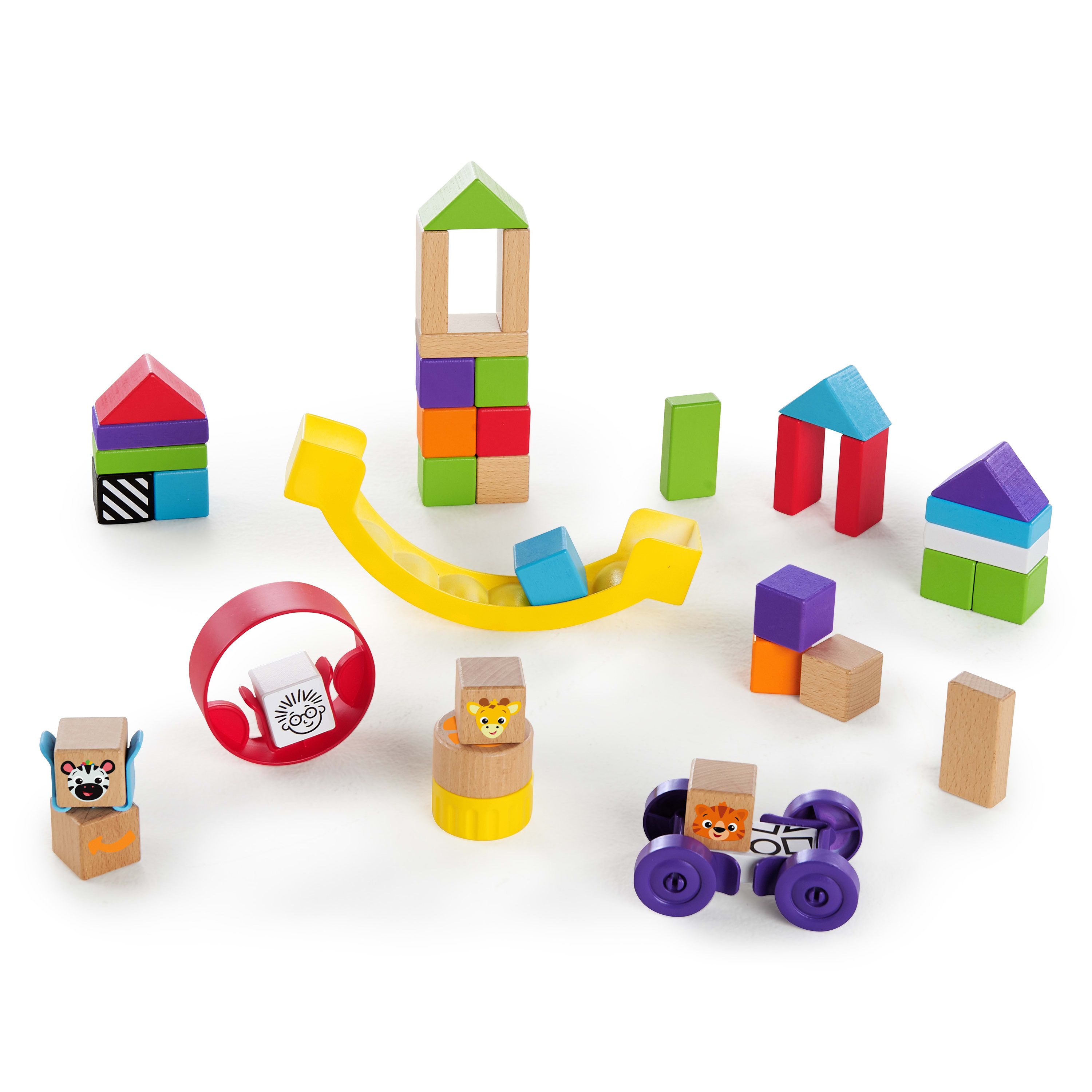 Baby Einstein Curious Creator Kit Wooden Blocks Discovery 40 Piece Toy Set, Ages 12 months + - image 5 of 17