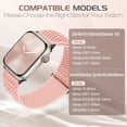 thumbnail image 6 of KBYKO Elastic Watch Bands Compatible with Apple Watch Band 38mm 40mm 41mm 42mm 44mm 45mm 46mm 49mm Women Men, Stretchy Nylon Wristbands Strap for iWatch Ultra 3 2 Series 11 10 9 8 7 6 5 4 3 2 1, 6 of 7