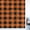 Orange, variant on Navy Blue White Plaid Window Privacy Film Stain Glass,Reusable Decorative Rainbow Window Film,Farmhouse Checkered Buffalo Static Cling Sun Blocking Stickers Decals Covers 17.7" x 39.3" (2pcs)