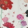 thumbnail image 6 of nygtbtfer Red Pink Flower Round Fitted Table Covers with Elastic Edge, Outdoor Tablecloths  Spring Summer Botanical White Patio Table Covers for Parties Decor 38-42, 6 of 8