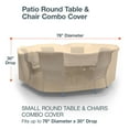 thumbnail image 4 of Budge Small Beige Patio Round Table/Chairs Cover, All-Seasons, 4 of 13