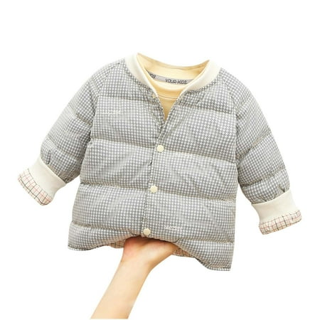 

Dadaria Baby Clothes 2-7 Years Winter Baby Boys Girls Mesh Embroidery Warm Down Black 4-5 Years Baby