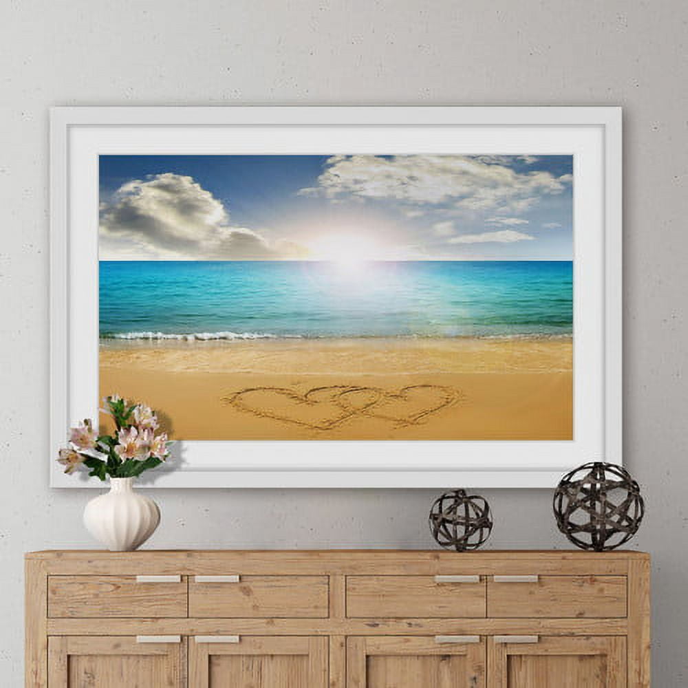 Marmont Hill "Hearts Linked" Framed Painting Print