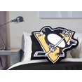 thumbnail image 3 of NHL Team Logo Cushion- Pittsburgh Penguins, 3 of 3