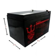 UltraTech IM-12120 12V, 12Ah SLA Battery, F2 Terminal