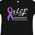 thumbnail image 4 of Inktastic Stop Domestic Violence-purple Ribbon Boys or Girls Toddler T-Shirt, 4 of 5