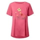 thumbnail image 4 of Puntoco Mujeres Moda Casual Impresión Camisas Manga Corta Suelta Tee tops Túnica Blusa Puntoco Puntoco-481, 4 of 4