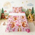 thumbnail image 2 of Erosebridal Squirrel Twin Sheets for Girls, Birthday Party Bedding, 3pcs 1 Flat Sheet 1 Fitted Sheet and 1 Pillowcase, 2 of 6