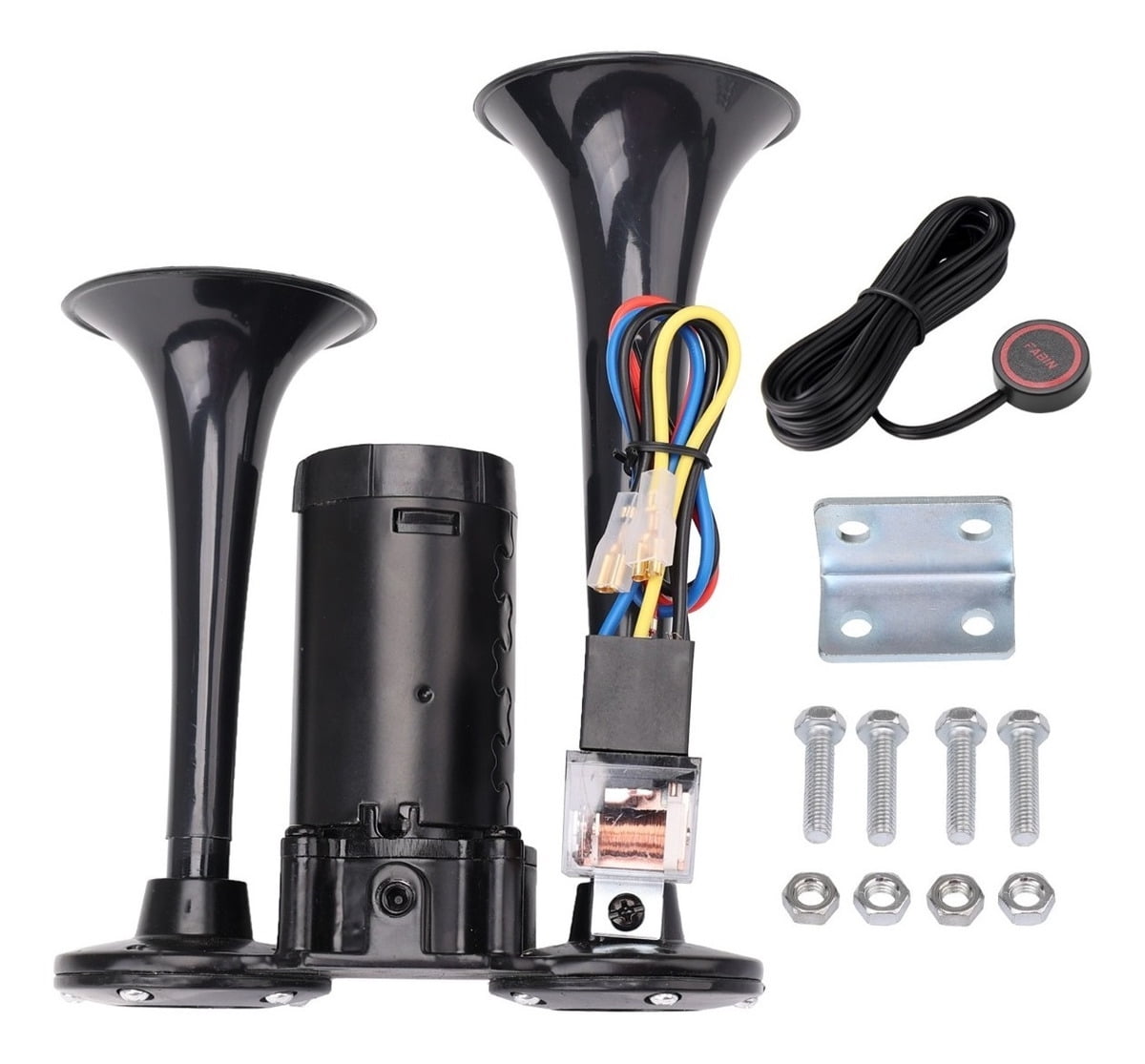 FARBIN Air Horn for Truck Train Horn for Car Loud Car Horn with Button