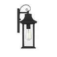 thumbnail image 5 of Hancock 1-Light Outdoor Wall Lantern in Matte Black, 5 of 5