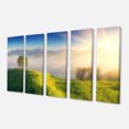 thumbnail image 2 of Morning Mist over Mountain Village - Extra Large Landscape Canvas Art Print, 2 of 3