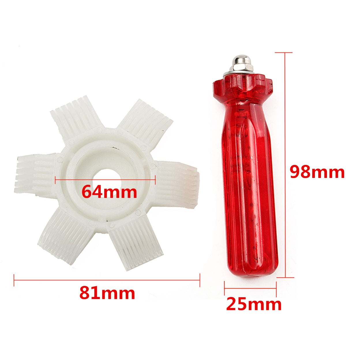 6 In 1 Fin Comb Straightener Tool Cleaner Automotive A//C Radiator Evaporator Condenser Cleaning Tool Intercooler Oil Cooler