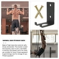 thumbnail image 3 of UPOUART 1 Set of Wall Mounted Weights Rack Steel Black for Fitness Accessories, 3 of 6