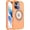 Orange, variant on for iPhone 17 Waterproof Case Magnetic, Built in Camera Control [Screen Protector] [Lanyard], Fit for Magsafe Heavy Duty Military Rugged Full Body IP68 Phone Case, 6.3"