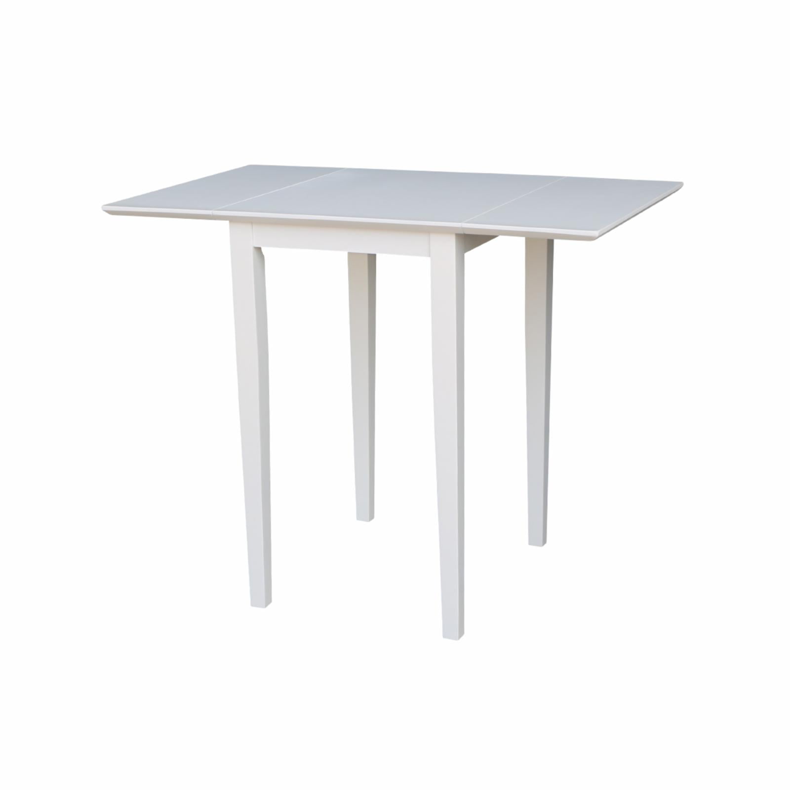 Unfinished International Concepts Small Drop-leaf Table