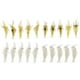 thumbnail image 4 of Paquete de 5 señuelos de gambas de Plástico shamjiam Soft Bait Hook camarón, 4 of 7