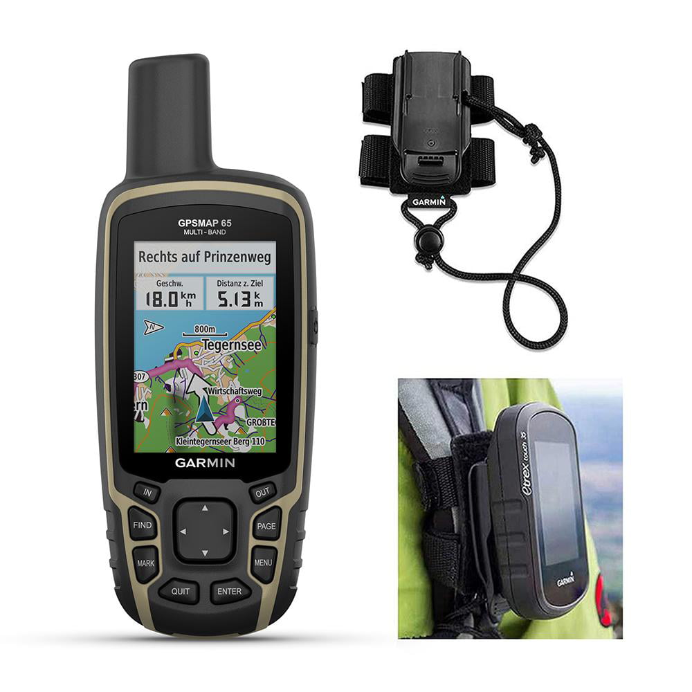 Lot Metropolitan escort Garmin GPSMAP 65 Handheld GPS Hiking Armor Bundle | +PlayBetter HD Screen  Protectors (3-Pack), PlayBetter GPS Tether Lanyard (Black) & Protective  Silicone Case (Black) - Walmart.com