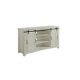 thumbnail image 3 of Martin Svensson Home Rustic Solid Wood Aspen TV Stand, Antique White, 3 of 9