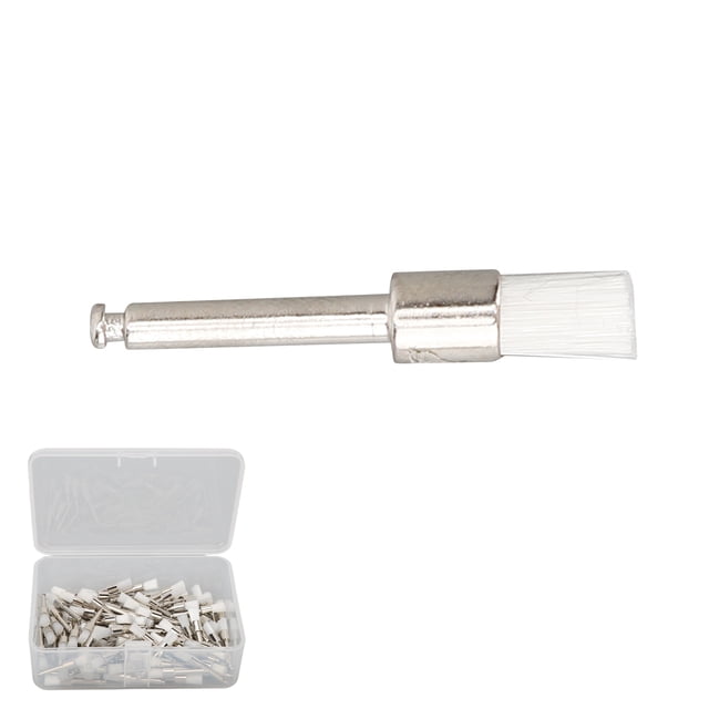 Pincel de Pulido Dental, Blanqueamiento de Pincel de Pulido Desechable Juego de Silicona de Silicona 100 piezas para hospital oral