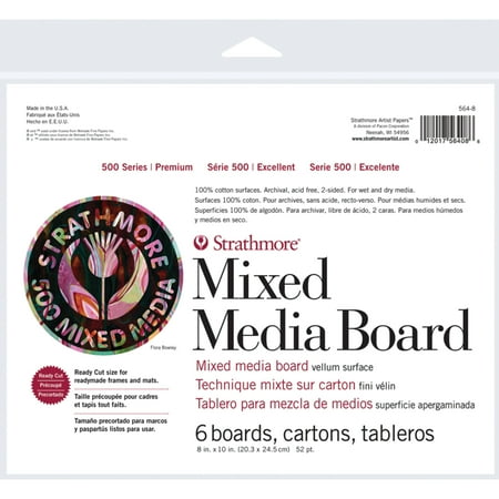 Mix Board - Strathmore Mixed Media Board 500 Series, 8