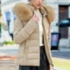 thumbnail image 1 of Parkas de manga larga para mujer, chaqueta informal de algodón con capucha y mangas largas de colores., 1 of 9