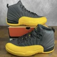 thumbnail image 2 of Ni - ke Jordan 12 Retro University Gold 2020 Size 11.5 130690-070 Black Yellow Men Shoes, 2 of 5