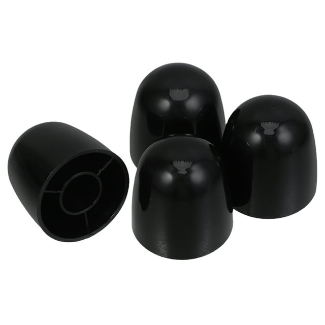 unbranded 4Ud Tapas Decorativas Para Tornillos De Inodoro Negro Para Hogar Multifuncional