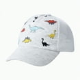 thumbnail image 4 of KPOPLK Dinosaur Boys Girls Caps Embroidery Baby Baseball Caps Cotton Toddler Kids Hat Spring Summer Autumn(1-3 Years,White), 4 of 4