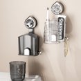 thumbnail image 1 of XWSHYW Almacenamiento y Organización Del Baño. Soporte para Cepillo de Dientes con Ventosa para El Hogar, Juego de Taza de Enjuague Bucal para Baño Desmontable, Estante de Almacenamiento para Taza de, 1 of 7